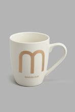 تنزيل الصورة على معرض الصور، Redtag-Gold-Alphabet-Single-Mug--M-Marvelous-Mugs-Home-Dining-
