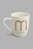 Redtag-Gold-Alphabet-Single-Mug--M-Marvelous-Mugs-Home-Dining-