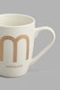 Redtag-Gold-Alphabet-Single-Mug--M-Marvelous-Mugs-Home-Dining-