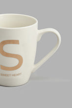 Load image into Gallery viewer, Redtag-Gold-Alphabet-Single-Mug-S-Sweet-Heart-Mugs-Home-Dining-
