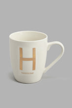 Load image into Gallery viewer, Redtag-Gold-Alphabet-Single-Mug-H-Handsome-Mugs-Home-Dining-
