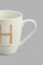 Load image into Gallery viewer, Redtag-Gold-Alphabet-Single-Mug-H-Handsome-Mugs-Home-Dining-
