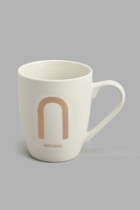 Redtag-Gold-Alphabet-Single-Mug-N-Natural-Mugs-Home-Dining-