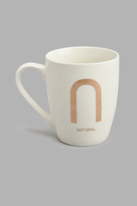 Redtag-Gold-Alphabet-Single-Mug-N-Natural-Mugs-Home-Dining-