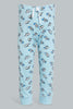 Redtag-White-And-Royal-3-Pack-Shark-Pyjama-Set-Set-Pyjama-Sets-Infant-Boys-3 to 24 Months