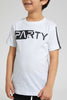 Redtag-White-Party-Print-T-Shirt-Graphic-Prints-Boys-2 to 8 Years