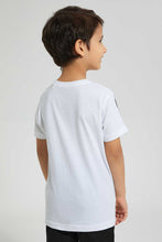 Load image into Gallery viewer, Redtag-White-Party-Print-T-Shirt-Graphic-Prints-Boys-2 to 8 Years
