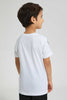 Redtag-White-Party-Print-T-Shirt-Graphic-Prints-Boys-2 to 8 Years