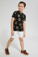 Load image into Gallery viewer, Redtag-Black-Tiger-All-Over-Print-T-Shirt-All-Over-Prints-Boys-2 to 8 Years
