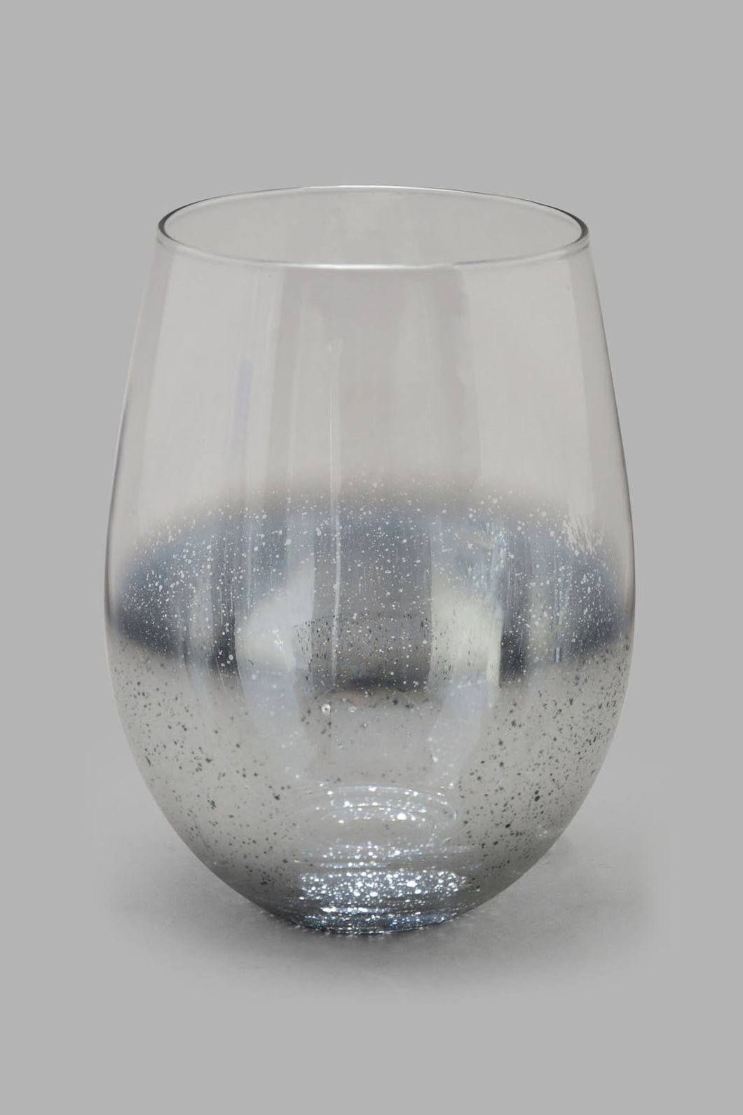 Redtag-Clear/Silver-Glass-Tumbler-Category:Glasses,-Colour:Gold,-Filter:Home-Dining,-HMW-DIN-Drw-Drinkware,-New-In,-New-In-HMW-DIN,-Non-Sale,-PERIGOLD,-S22B,-Section:Homewares-Home-Dining-