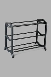 Grey 3 Tier Extendable Shoe Rack