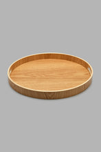 Load image into Gallery viewer, Redtag-Brown-Wooden-Oval-Tray-Trays-Home-Dining-
