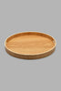 Redtag-Brown-Wooden-Oval-Tray-Trays-Home-Dining-