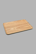 تنزيل الصورة على معرض الصور، Redtag-Brown-Wooden-Rectangle-Tray-(Medium)-Trays-Home-Dining-
