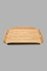 Redtag-Brown-Wooden-Rectangle-Tray-(Large)-Trays-Home-Dining-