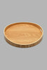 Redtag-Brown-Wooden-Round-Tray-Trays-Home-Dining-