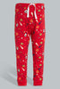 Redtag-White-And-Red-Space-4-Pack-Long-Pyjama-Set-Set-Pyjama-Sets-Infant-Boys-3 to 24 Months