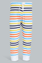 Load image into Gallery viewer, Redtag-White-And-Red-Space-4-Pack-Long-Pyjama-Set-Set-Pyjama-Sets-Infant-Boys-3 to 24 Months
