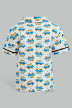 تنزيل الصورة على معرض الصور، Redtag-White-Car-Printed-Woven-Short-Pj-Set-(2-Pack)-Pyjama-Sets-Infant-Boys-3 to 24 Months
