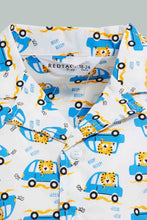 تنزيل الصورة على معرض الصور، Redtag-White-Car-Printed-Woven-Short-Pj-Set-(2-Pack)-Pyjama-Sets-Infant-Boys-3 to 24 Months
