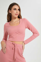 تنزيل الصورة على معرض الصور، Redtag-Pink-Squareneck-Pullover-Pullovers-Women&#39;s-
