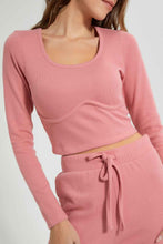 تنزيل الصورة على معرض الصور، Redtag-Pink-Squareneck-Pullover-Pullovers-Women&#39;s-
