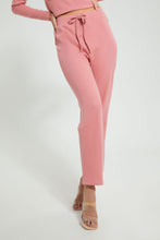 تنزيل الصورة على معرض الصور، Redtag-Pink-Knitted-Trouser-Trousers-Women&#39;s-
