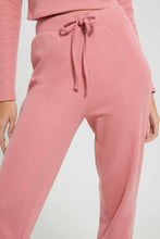 تنزيل الصورة على معرض الصور، Redtag-Pink-Knitted-Trouser-Trousers-Women&#39;s-
