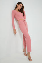 تنزيل الصورة على معرض الصور، Redtag-Pink-Knitted-Trouser-Trousers-Women&#39;s-
