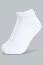 Load image into Gallery viewer, Redtag-White-3-Pack-Ankle-Length-Socks-Ankle-Length-Boys-2 to 8 Years
