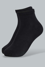 Load image into Gallery viewer, Redtag-Black-5-Pack-Long-Length-Socks-Ankle-Length-Boys-2 to 8 Years
