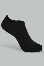 Load image into Gallery viewer, Redtag-Black/White-2-Pack-Invisible-Socks-Ankle-Length-Boys-2 to 8 Years
