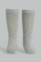 Load image into Gallery viewer, Redtag-Grey-5-Pack-Long-Length-Socks-Full-Length-Socks-Boys-2 to 8 Years
