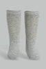 Redtag-Grey-5-Pack-Long-Length-Socks-Full-Length-Socks-Boys-2 to 8 Years