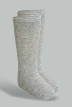 Load image into Gallery viewer, Redtag-Grey-5-Pack-Long-Length-Socks-Full-Length-Socks-Boys-2 to 8 Years
