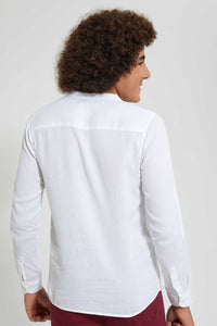 Redtag-White-Kurta-Casual-Shirt-Casual-Shirts-Senior-Boys-9 to 14 Years