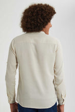 تنزيل الصورة على معرض الصور، Redtag-Beige-Kurta-Casual-Shirt-Casual-Shirts-Senior-Boys-9 to 14 Years
