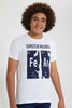Redtag-Red-Check-With-T-Shirt-Casual-Shirts-Senior-Boys-9 to 14 Years
