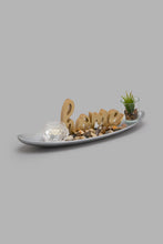 Load image into Gallery viewer, Redtag-Gold-Decorative-Tray-and-Candle-Holder-(Gift-Set)-Gift-Sets-Home-Decor-
