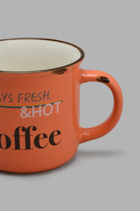 Redtag-Orange-Single-Mug-Mugs-Home-Dining-