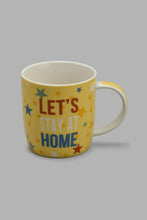 Load image into Gallery viewer, Redtag-Yellow-Let&#39;s-Stay-At-Home-Mug-Mugs-Home-Dining-
