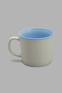 Redtag-Blue-Single-Mug-Mugs-Home-Dining-