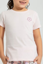 تنزيل الصورة على معرض الصور، Redtag-Pink-Rounded-Neck-T-Shirt-W/-Folded-Sleeve-Colour:Pink,-Filter:Girls-(2-to-8-Yrs),-Girls-T-Shirts,-New-In,-New-In-GIR,-Non-Sale,-PPE,-S22B,-Section:Kidswear-Girls-2 to 8 Years
