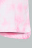 Redtag-Pink-Tie-Dye-Fashion-Tee-All-Over-Prints-Infant-Girls-3 to 24 Months