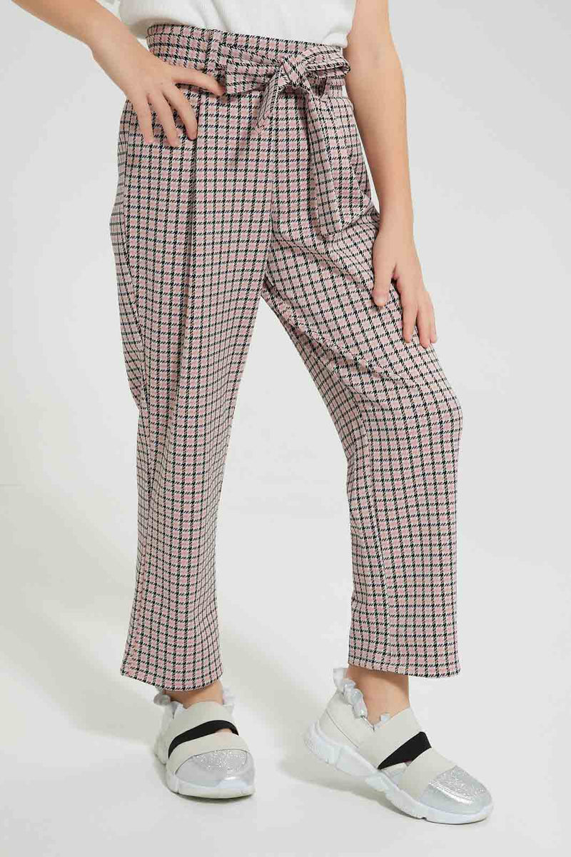 Redtag-Assorted-Checkered-Knitted-Trouser-Colour:Assorted,-Filter:Girls-(2-to-8-Yrs),-Girls-Trousers,-New-In,-New-In-GIR,-Non-Sale,-S22B,-Section:Kidswear-Girls-2 to 8 Years
