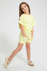 Redtag-Yellow-Box-Fit-Casual-Set-Sets-Girls-2 to 8 Years