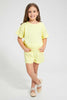 Redtag-Yellow-Box-Fit-Casual-Set-Sets-Girls-2 to 8 Years