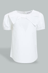 Redtag-White-Plain-Top-With-Printed-Trouser-Colour:White,-Filter:Infant-Girls-(3-to-24-Mths),-Infant-Girls-Sets,-New-In,-New-In-ING,-Non-Sale,-S22B,-Section:Kidswear-Infant-Girls-3 to 24 Months