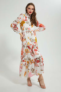 Redtag-Assorted-Printed-Long-Dress-Dresses-Women's-