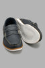 Redtag-Navy-Penny-Loafer-Loafers-Senior-Boys-5 to 14 Years